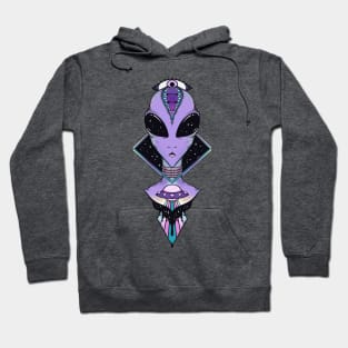 Alien Artwork, Extraterrestrial, Area 51 Art Hoodie